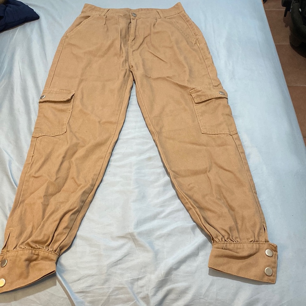 Brown cargo pants